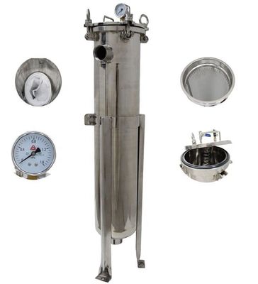 304 Stainless Steel Industrial-Grade Liquid Bag Filter Solution for Printing Industry