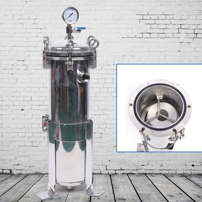 Solid-Liquid Separation Stainless Steel Bag Filter Housing for Energy Mining Industry
