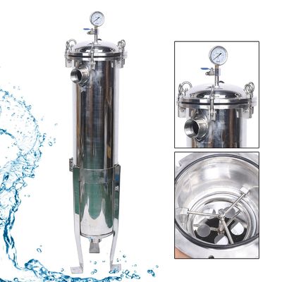 Solid-Liquid Separation Stainless Steel Bag Filter Housing for Energy Mining Industry