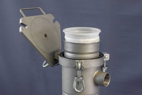 62KG Industrial Grade Bag Filter Housing in 304 Stainless Steel for Garment Shops