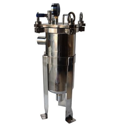 Building Material Shops 62KG 304 Stainless Steel Bag Filter Housing for Solid-Liquid Separation