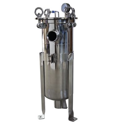 62KG Weight 304 Stainless Steel Bag Water Filter for Hotels 2.7 sq ft Filtering Area