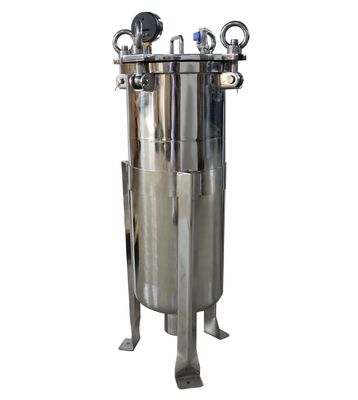 62KG Weight 304 Stainless Steel Bag Water Filter for Hotels 2.7 sq ft Filtering Area
