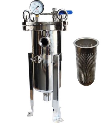 Building Material Shops 62KG 304 Stainless Steel Bag Filter Housing for Solid-Liquid Separation